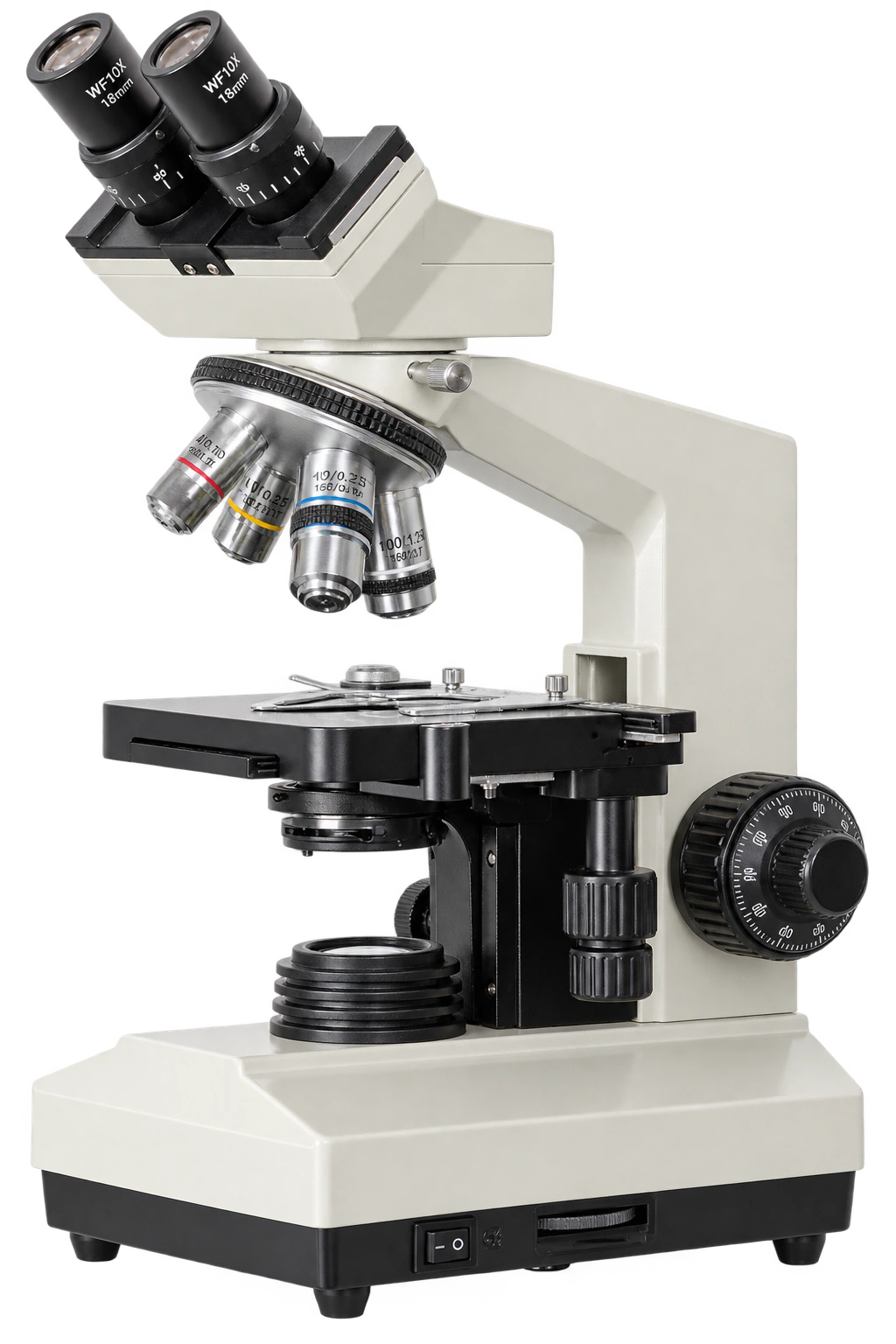 Microscopio óptico binocular
